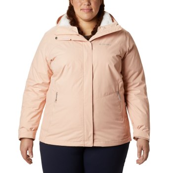 Dámské Bundy Columbia Bugaboo II Fleece Interchange Plus Size Růžové ZUNREX026